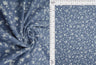 1 Yard Brushed DTY Floral Paisley Knit Fabric 170 GSM, 58/60? Wide Polyester Spandex Blend