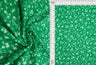 1 Yard Brushed DTY Floral Paisley Knit Fabric 170 GSM, 58/60? Wide Polyester Spandex Blend