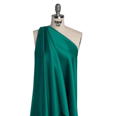 Polyester Satin - Crepe Teal - Reverie Collection