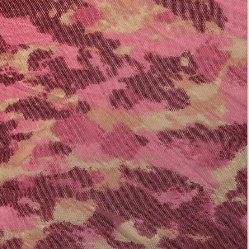 1 Yard Abstract Mesh Knit Fabric, 54'' Wide Polyester Spandex Blend