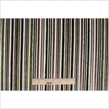 Green Laser-Cut Striped Polyester Velvet