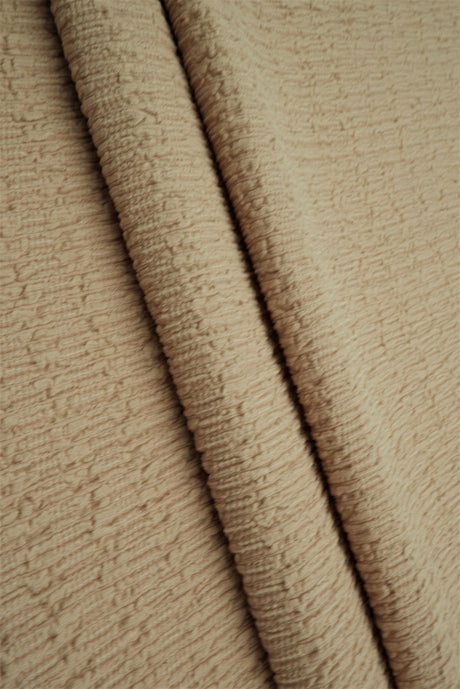 Bubble Jersey Crepe Solid Stretch Fabric
