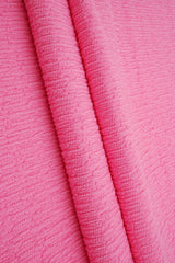 Bubble Jersey Crepe Solid Stretch Fabric