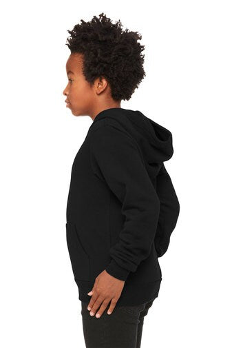 BELLA + CANVASÂ Toddler Sponge Fleece Pullover Hoodie - Heather Forest