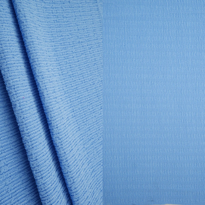 1 Yard Textured Bubble Jersey Crepe Knit Fabric 59 Inch Wide Soft Stretch Drapey Material for Stylish Tops & DIY Sewing