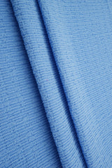 Bubble Jersey Crepe Solid Stretch Fabric
