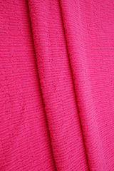 Bubble Jersey Crepe Solid Stretch Fabric