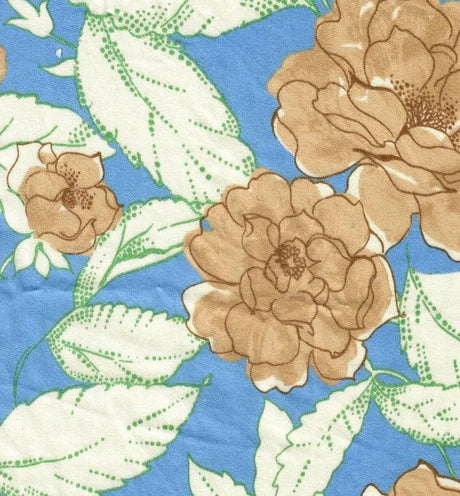 Floral Satin Fabric 100% Polyester Woven, 58/59" Wide Lightweight Drapery Material