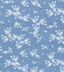 1 Yard Brushed DTY Knit Fabric with Leaf Pattern Soft Stretch Material 58/60" Wide