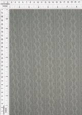 Jacquard Cable Knit Sweater Fabric