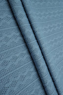 1 Yard Cable Knit Jacquard Sweater Fabric, Heavyweight Stretch Knit 58/60" Wide