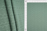 Jacquard Cable Knit Sweater Fabric
