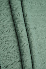 Jacquard Cable Knit Sweater Fabric