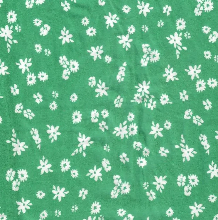 Ditsy Floral DTY Brushed Knit Fabric 1 Yard Stretch Soft Print 58/60" Wide