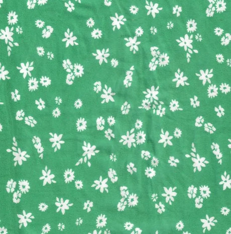 Ditsy Floral DTY Brushed Knit Fabric 1 Yard Stretch Soft Print 58/60" Wide