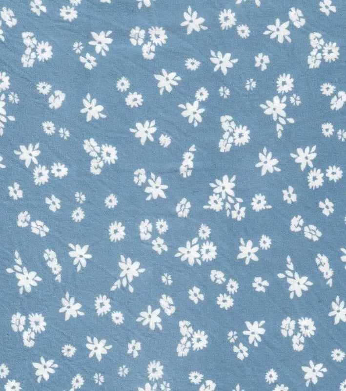 Ditsy Floral DTY Brushed Knit Fabric 1 Yard Stretch Soft Print 58/60" Wide