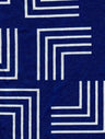 Geometric DTY Knit Print Fabric Royal