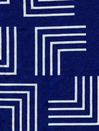 1 Yard DTY Geo Print Fabric 180?GSM Polyester Spandex Stretch Knit for Modern Apparel 58/60" Width