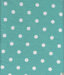 1 Yard Brushed DTY Polka Dot Knit Fabric, 58/60'' Wide Polyester Spandex Blend