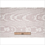 Silver Moire-Like Polyester Woven