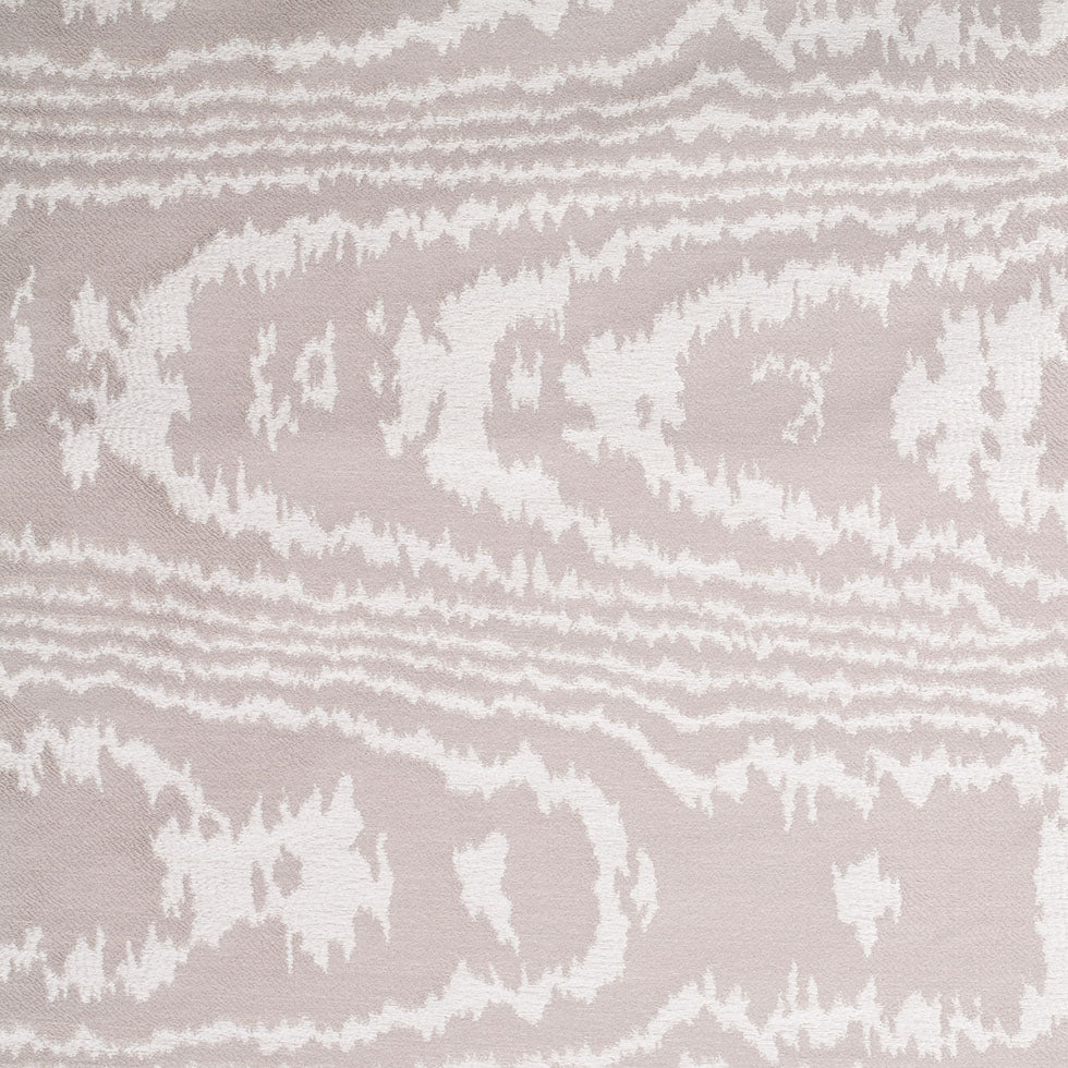 Silver Moire-Like Polyester Woven