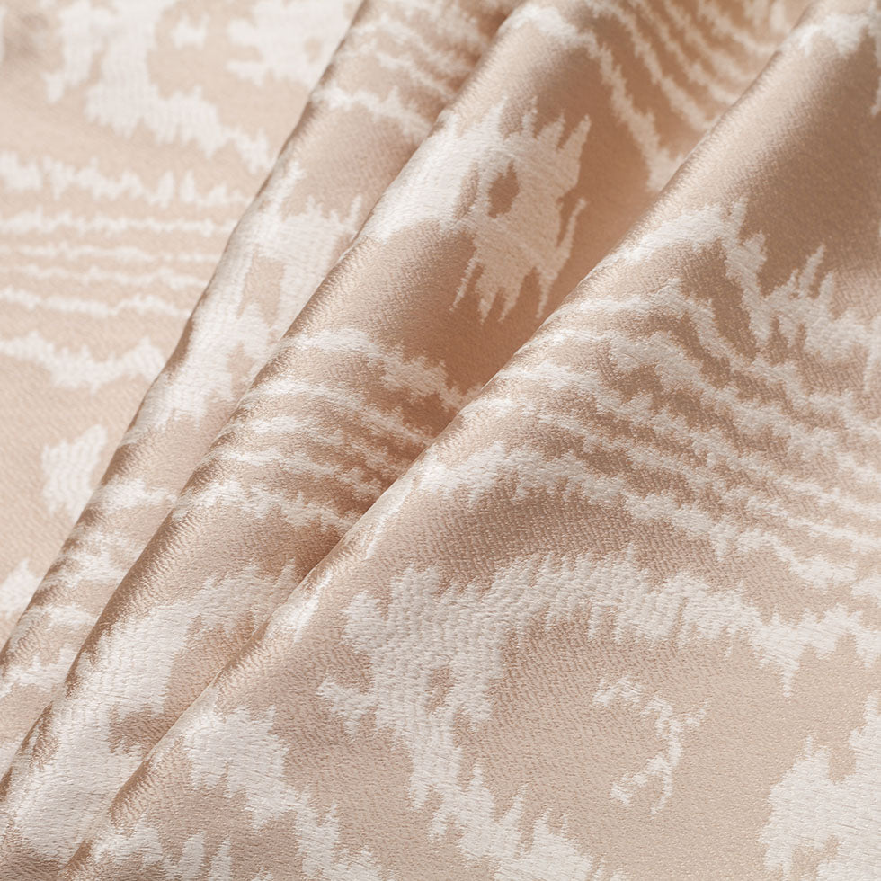 Taupe Moire-Like Polyester Woven