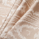 Taupe Moire-Like Polyester Woven