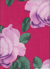 1 Yard Satin Floral Print Fabric Smooth Lightweight 58 Inches Wide