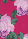 1 Yard Satin Floral Print Fabric Smooth Lightweight 58 Inches Wide