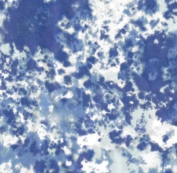 1 Yard DTY Abstract/Tie Dye Knit Fabric, 58/60″ Wide Polyester Spandex Blend