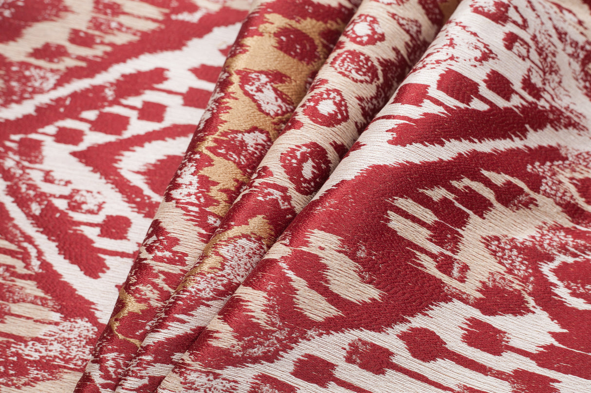 Fire Ikat Polyester Woven