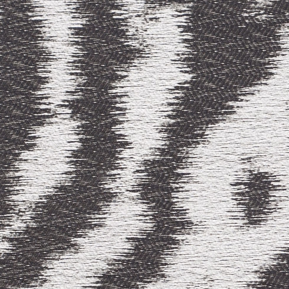 Black Animal Printed Polyester Woven