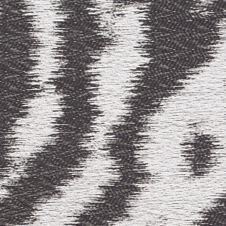 Black Animal Printed Polyester Woven