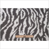 Black Animal Printed Polyester Woven