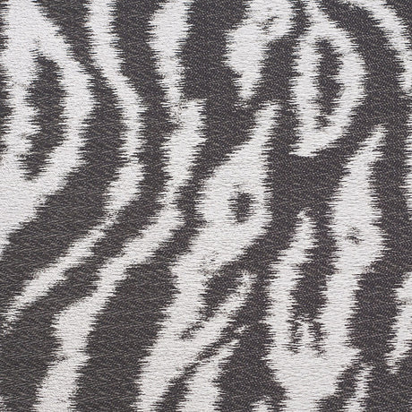 Black Animal Printed Polyester Woven