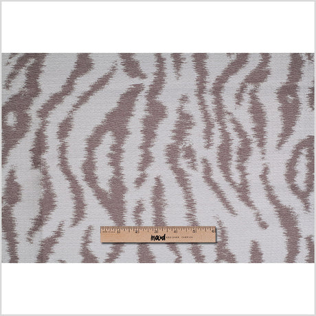 Gray Animal Printed Polyester Woven