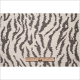 Sand/Black Animal Printed Polyester Woven