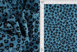 Animal Print Pleated Interlock Fabric