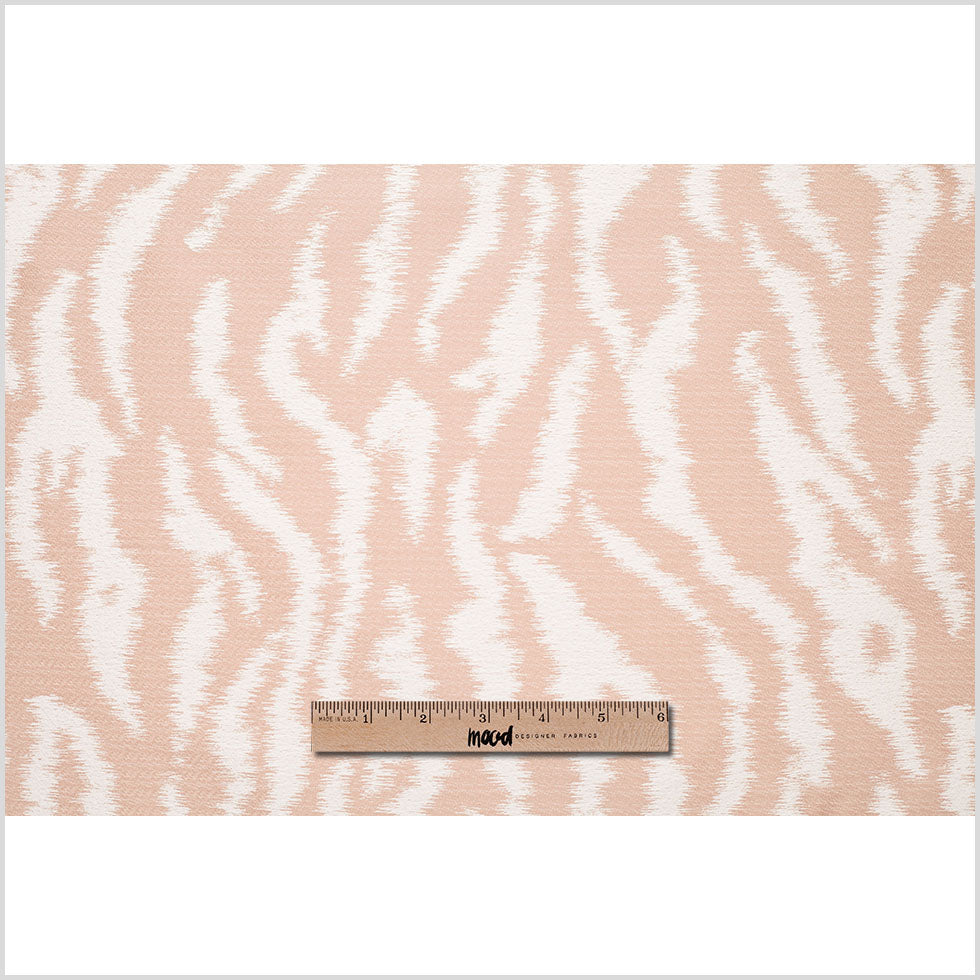 Mocha Animal Printed Polyester Woven