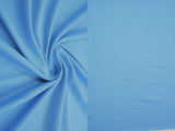1 Yard DTY Brushed Solid Knit Fabric, 58/60? Wide Polyester Spandex Blend
