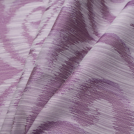 Lilac Damask Polyester Woven