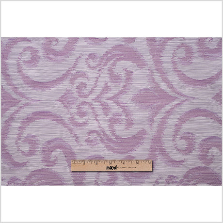 Lilac Damask Polyester Woven