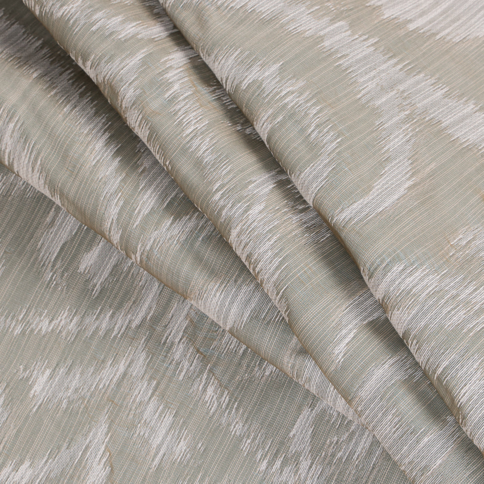 Spa Blue Damask Polyester Woven
