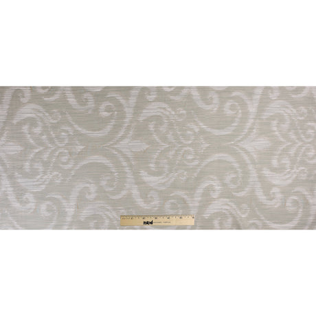 Spa Blue Damask Polyester Woven