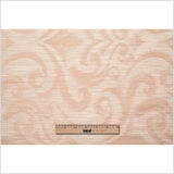 Beige Damask Polyester Woven