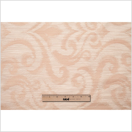 Beige Damask Polyester Woven