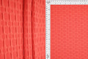 Tela jacquard de punto con panal sólida, mezcla elástica de poliéster y spandex, 58/60 pulgadas de ancho