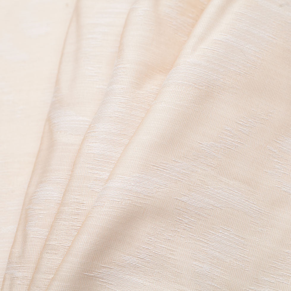 Ivory Damask Polyester Woven