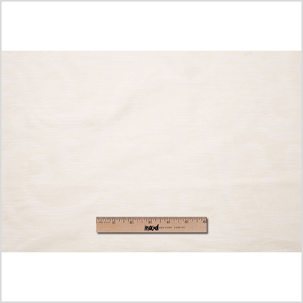 Ivory Damask Polyester Woven
