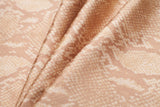 Gold Python Printed Polyester Woven